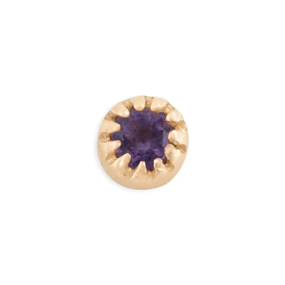 Scalloped Pin Birthstones