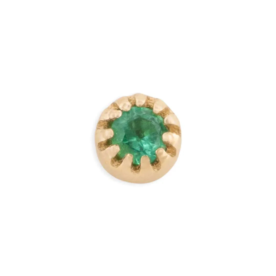 Scalloped Pin Birthstones