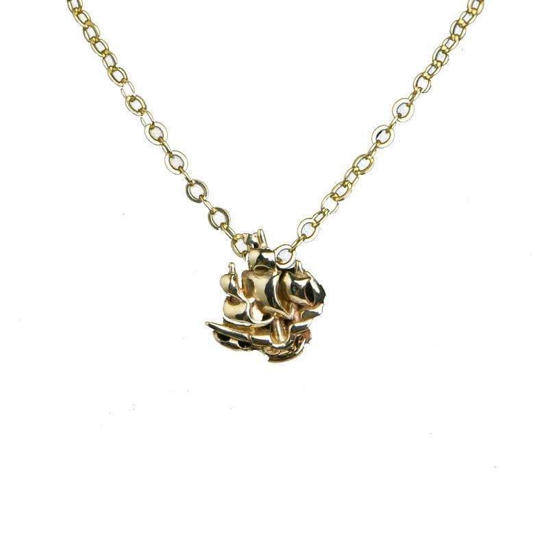 Pirate Ship Necklace