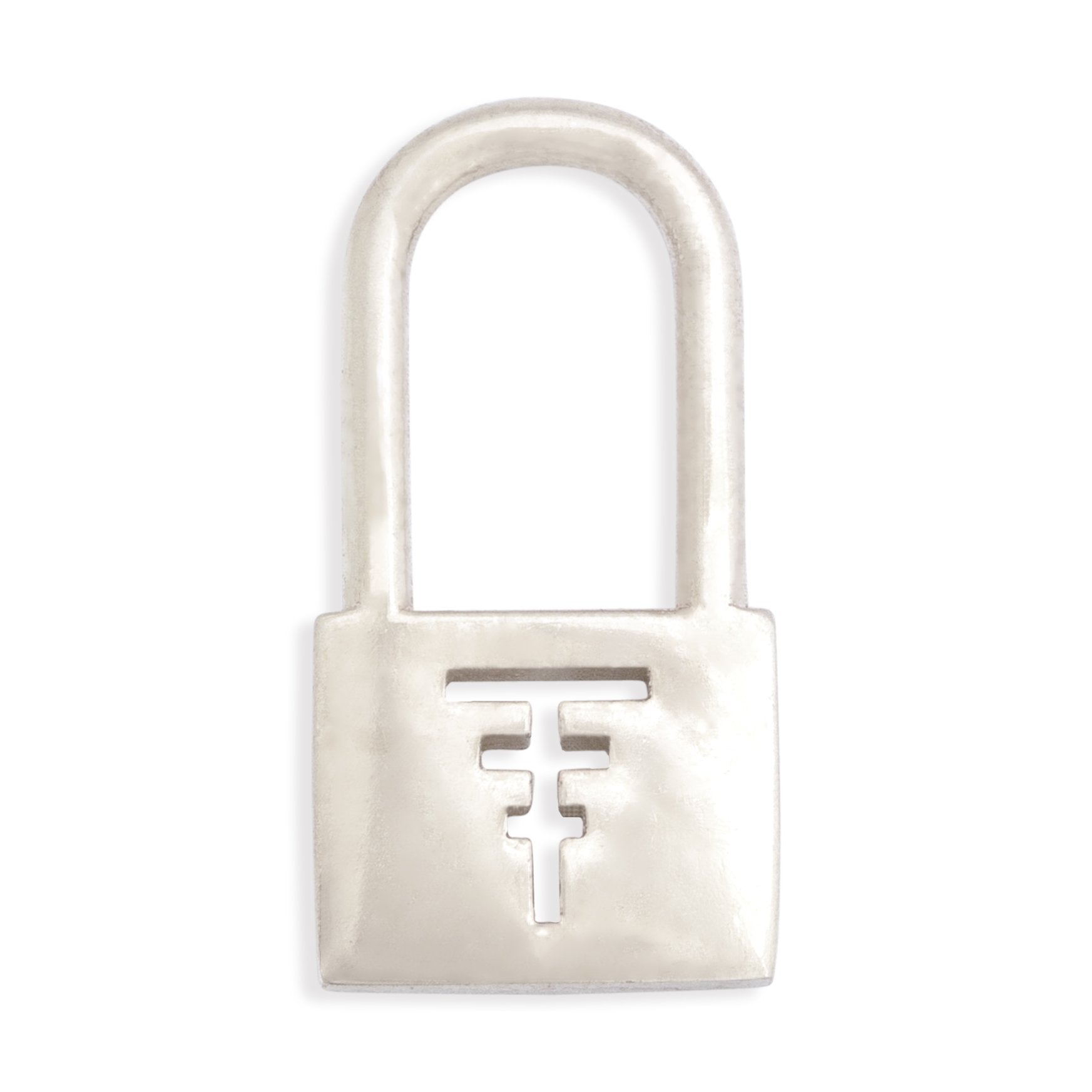 Lock Charm Plated