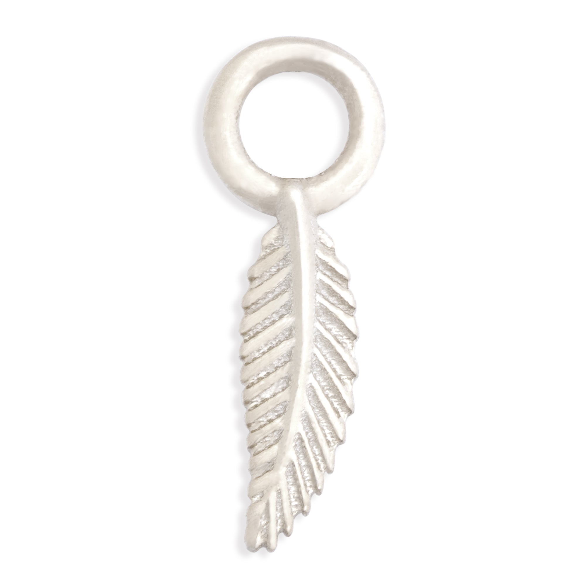 Long Leaf Charm Plated